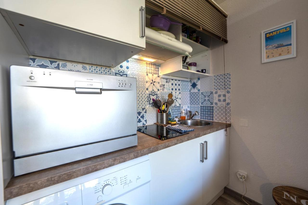 Studio *** ThalaBanyuls - Vue mer - Balcon Bagian luar foto